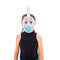 Wsobue Máscara de Snorkel de Cara Completa, Antivaho y Antifugas, para Niños de 5 a 14 Años, Verde, Talla XS