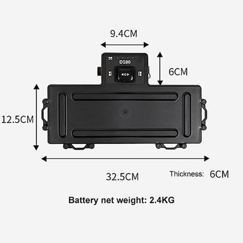 Aleta Eléctrica con Motor a Chorro para Tabla de Surf y SUP, Recargable, 288W, 12V