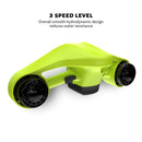 Asiwo Patinete Subacuático Eléctrico con Motores Duales, Soporte para Cámara, para Buceo y Natación, Verde