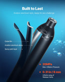 VEVOR Tanque de Buceo Portátil 0.5 L, para 5-10 Minutos Bajo el Agua, Profundidad 10 m, con Máscara de Snorkel, 73x365 mm