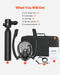 VEVOR Tanque de Buceo Portátil 0.5 L, para 5-10 Minutos Bajo el Agua, Profundidad 10 m, con Máscara de Snorkel, 73x365 mm