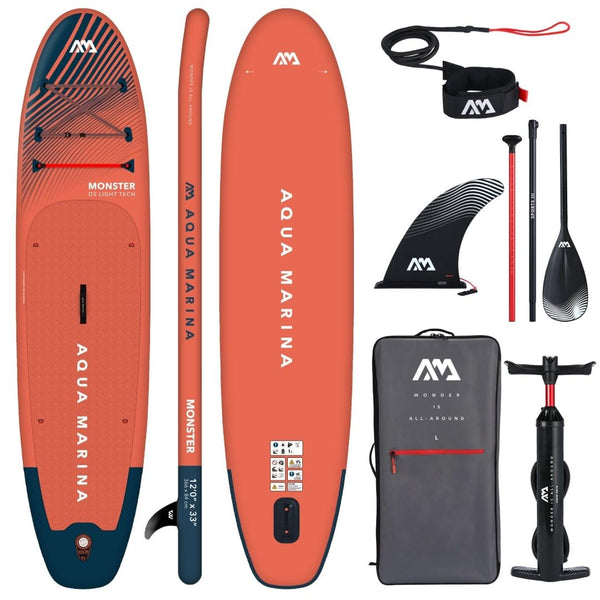 Aqua Marina Monster Tabla de Paddle Surf Hinchable, 366 cm