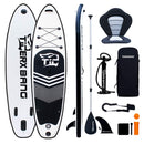 TIGERXBANG Tabla de Paddle Surf Hinchable (ISUP), con Asiento Kayak, Kit Completo, 320x84x15 cm