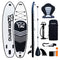 TIGERXBANG Tabla de Paddle Surf Hinchable (ISUP), con Asiento Kayak, Kit Completo, 320x84x15 cm