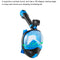 Lamker Máscara Snorkel Cara Completa Plegable, 180° Panorámica, con Soporte de Cámara y Antivaho