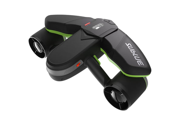 Sublue NAVBOW Patinete Subacuático, 7.2 km/h, 40m de Profundidad, 60 min de Autonomía, Negro y Verde