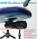 Patinete Subacuático Eléctrico 500W, 10 Velocidades, para Buceo y Surf, hasta 40 m de Profundidad