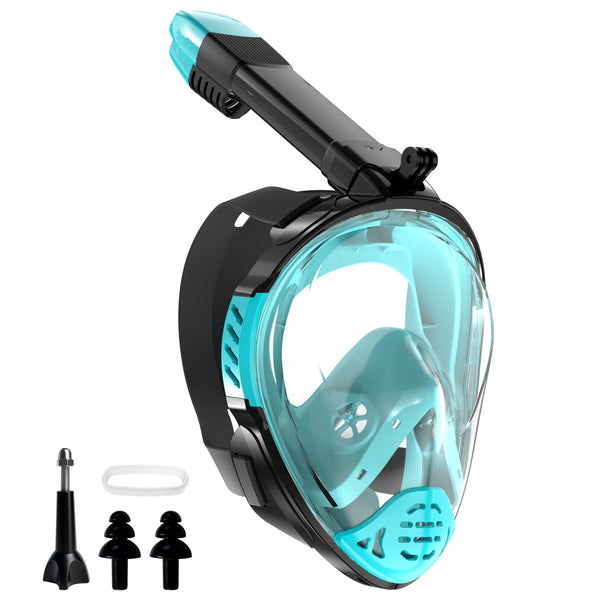 Máscara de Snorkel de Cara Completa para Adultos, con Visión Panorámica 180°
