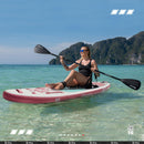 TIGERXBANG Defender-Pro Tabla de Paddle Surf Hinchable, con Asiento Kayak y Remo Doble Uso, 320x82x15 cm, Rosado