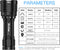Wurkkos DL30 Linterna de Buceo LED, 3600 Lúmenes, IPX8, Blanco Neutro, 5000mAh