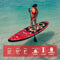FEATH-R-LITE Tabla de Paddle Surf Hinchable (SUP), Kit Completo con Remo Ajustable, Bomba y Mochila