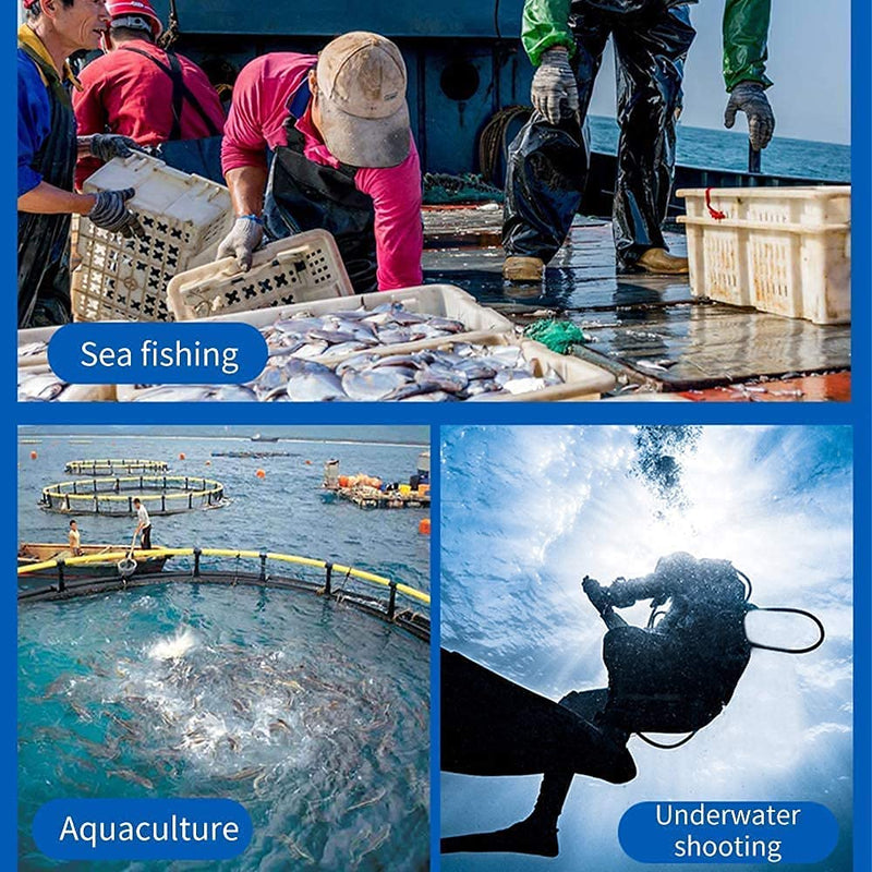 DGLUYUDV Sistema de Buceo Portátil Recargable, 3 Horas de Autonomía, Manguera de 39 pies, para Buceo y Pesca
