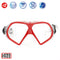 AKTIVE Aqua Sport Gafas de Buceo con Tubo Flexible para Adultos, Lentes de Cristal Templado, Sello de Silicona, Libre de Látex, Fácil Ajuste, Modelo 54249