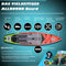 Tabla de Paddle Surf Hinchable (SUP), con Asiento Kayak y Doble Remo Ajustable, 330x76x15 cm, hasta 150 kg, Roja