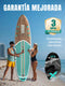 Niphean Tabla de Paddle Surf Hinchable (SUP) para 2 Personas, con Asiento, Kit Completo, 320 cm, hasta 200 kg