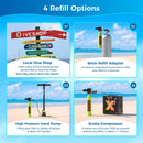 SMACO S300Plus Mini Botella de Buceo Portátil, Recargable, con Máscara, 0.5 Litros