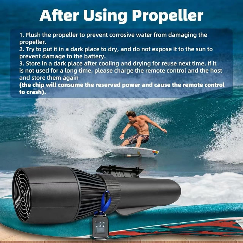 Patinete Subacuático de 700W, 160 Minutos de Autonomía, para Piscina y Mar