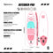 TIGERXBANG Defender-Pro Tabla de Paddle Surf Hinchable, con Asiento Kayak y Remo Doble Uso, 320x82x15 cm, Rosado