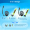 SMACO S300Plus Mini Tanque de Buceo Portátil, Recargable, 0.5 Litros, con Máscara