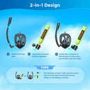 SMACO S300Plus Mini Botella de Buceo Portátil, Recargable, con Máscara, 0.5 Litros
