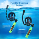SMACO S300Plus Mini Botella de Buceo Portátil, Recargable, con Máscara, 0.5 Litros