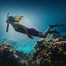 VEVOR Tanque de Buceo Portátil 0.5 L, para 5-10 Minutos Bajo el Agua, Profundidad 10 m, con Máscara de Snorkel, 73x365 mm