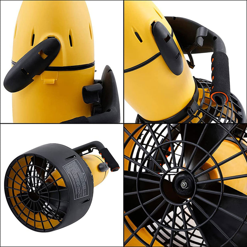 Patinete Subacuático Eléctrico 300W, Doble Velocidad, con Soporte para Cámara, para Piscina y Buceo