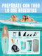 Niphean Tabla de Paddle Surf Hinchable (SUP) para 2 Personas, con Asiento, Kit Completo, 320 cm, hasta 200 kg