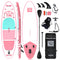 TIGERXBANG Defender-Pro Tabla de Paddle Surf Hinchable, con Asiento Kayak y Remo Doble Uso, 320x82x15 cm, Rosado