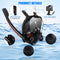Máscara de Snorkel de Cara Completa para Adultos, con Doble Tubo, Visión 180º, Antivaho y Soporte para Cámara