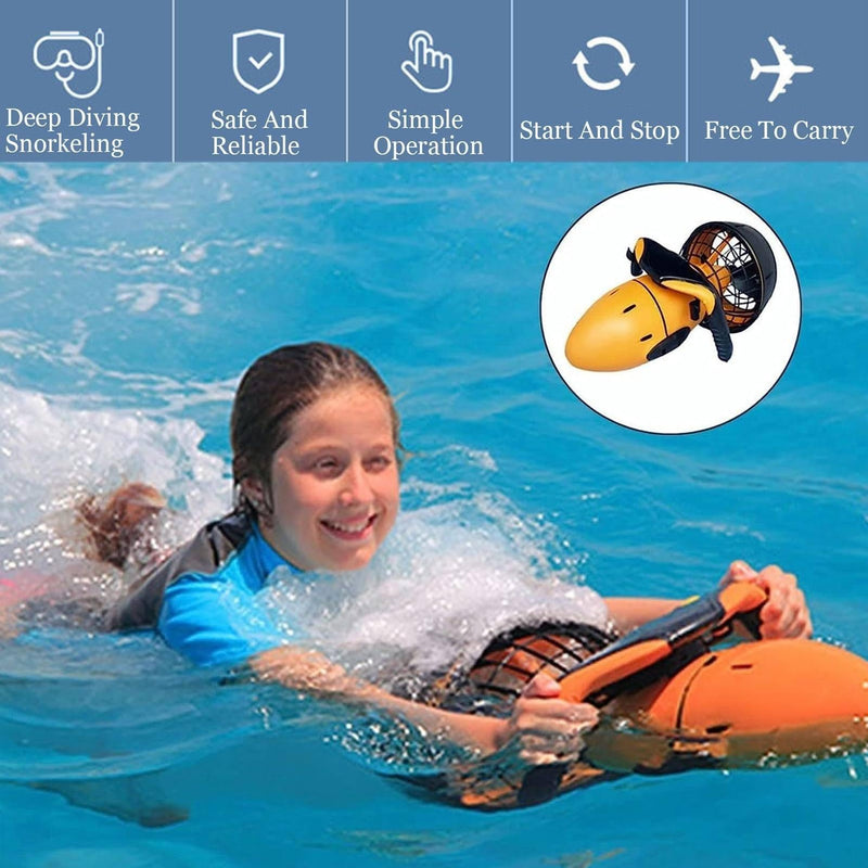 Seascooter Submarino de 500W para Buceo y Piscina