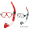 AKTIVE Aqua Sport Gafas de Buceo con Tubo Flexible para Adultos, Lentes de Cristal Templado, Sello de Silicona, Libre de Látex, Fácil Ajuste, Modelo 54249