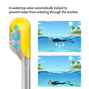 Máscara de Snorkel de Cara Completa, Visión 180°, Antivaho y con Soporte para Cámara, para Adultos y Niños