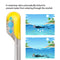 Máscara de Snorkel de Cara Completa, Visión 180°, Antivaho y con Soporte para Cámara, para Adultos y Niños