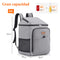 Lifewit Mochila Nevera Térmica 26L (34 Latas), Portátil para Playa, Camping y Picnic, Gris