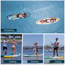 GYMMALL Tabla de Paddle Surf Hinchable (SUP) para Todos los Niveles, con Diseño Ancho y Antideslizante, Kit de Accesorios Premium