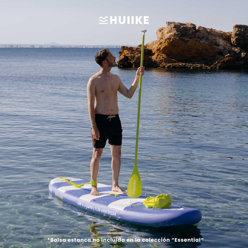 HUIIKE Tabla de Paddle Surf Hinchable (SUP), Kit Completo con Remo Ajustable, Estable y Resistente, 305x84x15 cm, hasta 130 kg