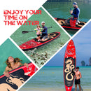 FEATH-R-LITE Tabla de Paddle Surf Hinchable (SUP), Kit Completo con Remo Ajustable, Bomba y Mochila