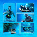 SMACO Mini Tanque de Buceo Portátil, 1 Litro, 15-20 Minutos de Autonomía