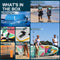 GYMMALL Tabla de Paddle Surf Hinchable (SUP) para Todos los Niveles, con Diseño Ancho y Antideslizante, Kit de Accesorios Premium