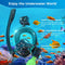 SMACO S300Plus Mini Botella de Buceo Portátil, Recargable, con Máscara, 0.5 Litros