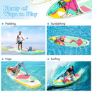 GYMMALL Tabla de Paddle Surf Hinchable (SUP) para Todos los Niveles, con Diseño Ancho y Antideslizante, Kit de Accesorios Premium