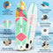GYMMALL Tabla de Paddle Surf Hinchable (SUP) para Todos los Niveles, con Diseño Ancho y Antideslizante, Kit de Accesorios Premium