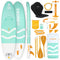 HUIIKE Tabla de Paddle Surf Hinchable (SUP), Kit Completo, 305x84x15 cm, hasta 130 kg