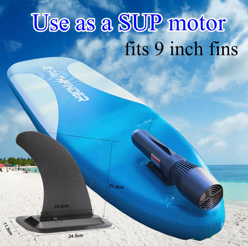Patinete Subacuático Eléctrico 500W, 10 Velocidades, para Buceo y Surf, hasta 40 m de Profundidad