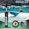 Tabla de Paddle Surf Hinchable (SUP), con Asiento de Kayak y Doble Remo, Kit Completo, 330x76x15 cm, hasta 150 kg