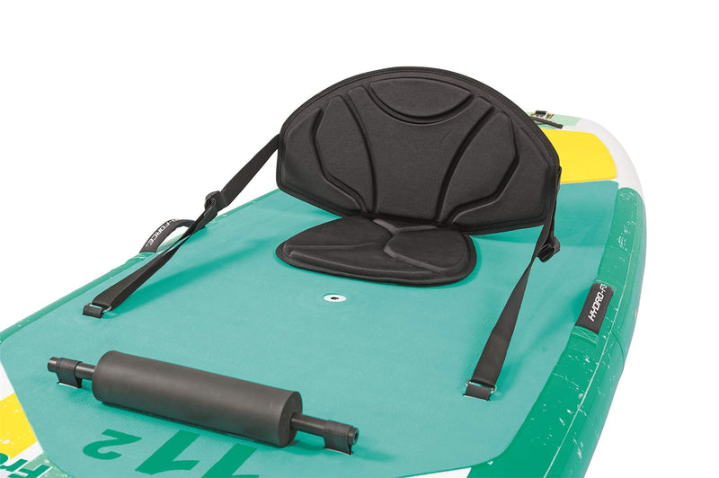 Bestway Freesoul Tech 65310 Tabla de Paddle Surf Hinchable (SUP), Kit Completo con Remo de Aluminio, Bomba y Bolsa, Blanco/Verde