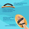 Woodsandwaves Tabla de Surf de Mano (Handplane), de Madera Dura a Prueba de Roturas, con Bolsa, para Principiantes y Profesionales