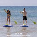 HUIIKE Tabla de Paddle Surf Hinchable (SUP), Kit Completo con Remo Ajustable, Estable y Resistente, 305x84x15 cm, hasta 130 kg