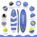 HUIIKE Tabla de Paddle Surf Hinchable (SUP), Kit Completo con Remo Ajustable, Estable y Resistente, 305x84x15 cm, hasta 130 kg